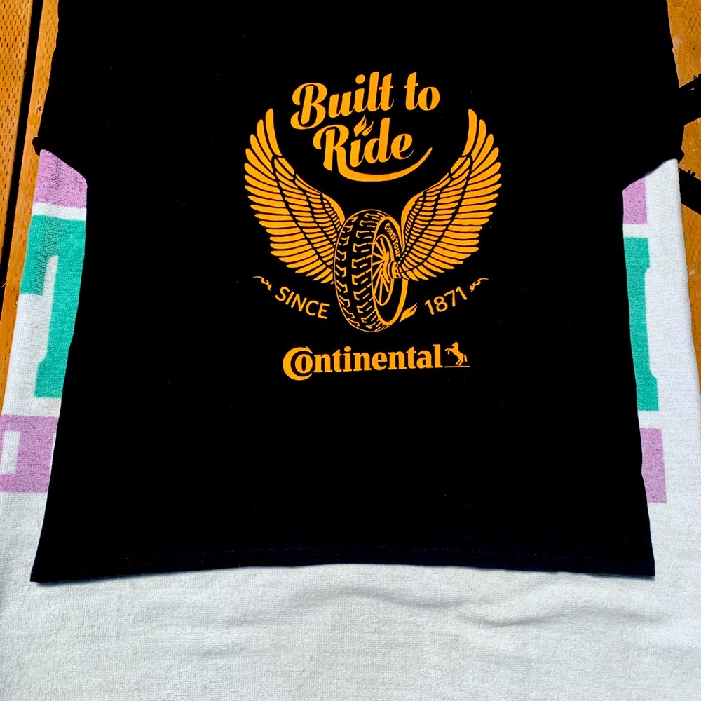 XL Black Continental Motorcycle Shirt